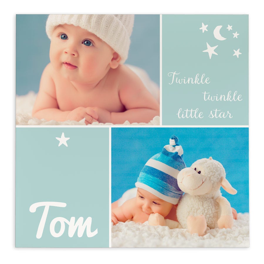 Geboortetegel - Hardboard