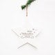 Weihnachtsdeko - Holzstern Weihnachten
