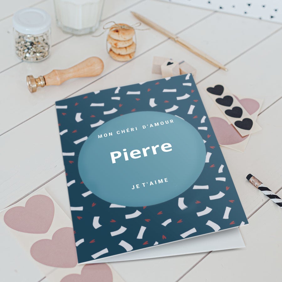 Carte de Saint-Valentin - XL - Portrait