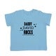 Personalised Baby T-shirt - Short sleeve - Blue - 50/56