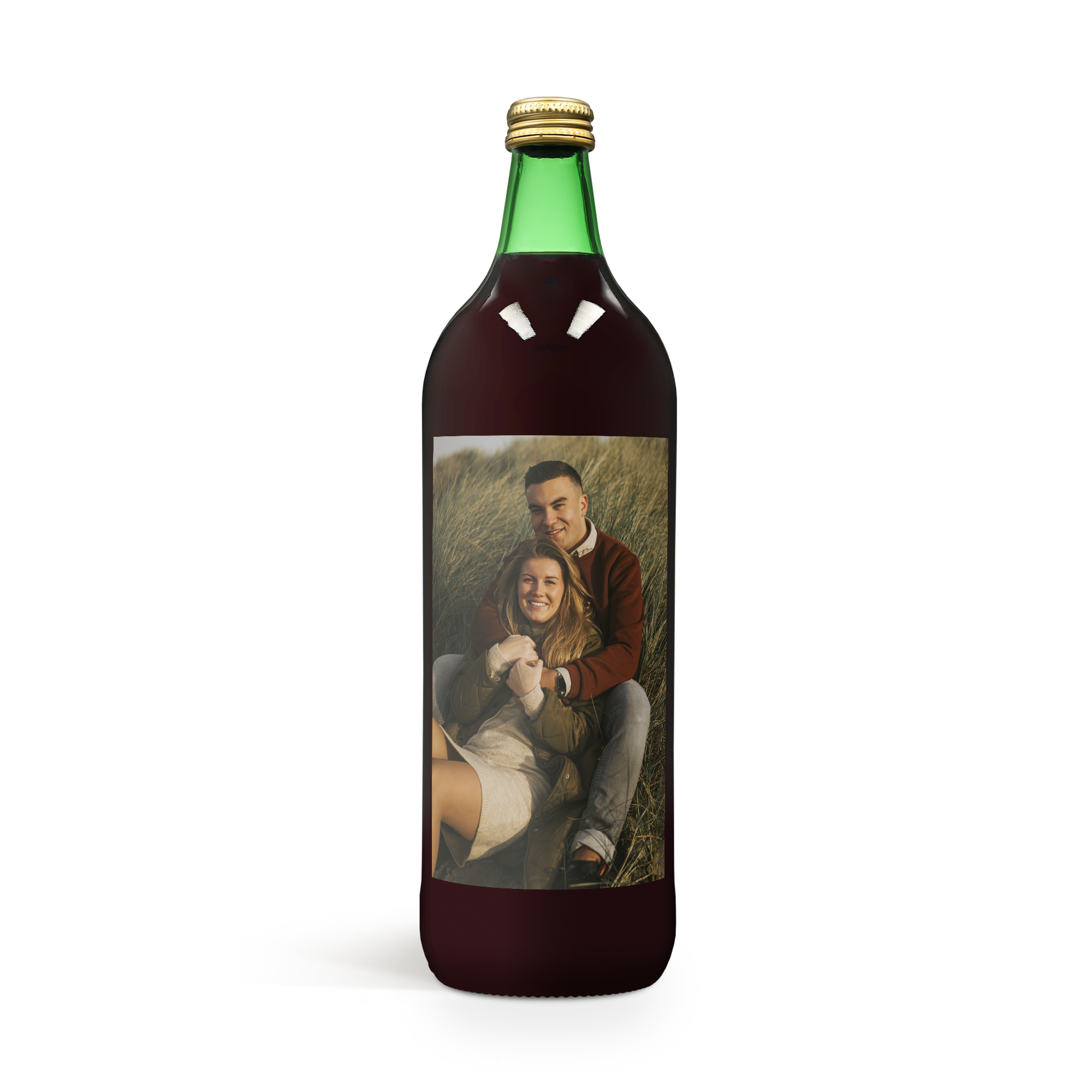 Gluhwein Engelsglut med personlig etikette og trækasse