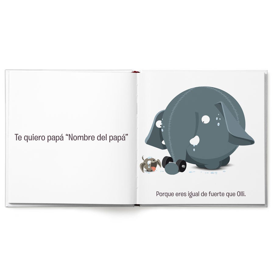 Libro personalizado XXL "El Mejor Papá del Mundo" - Ollimania