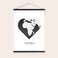 Personalised poster with hanger Personalised poster with hanger