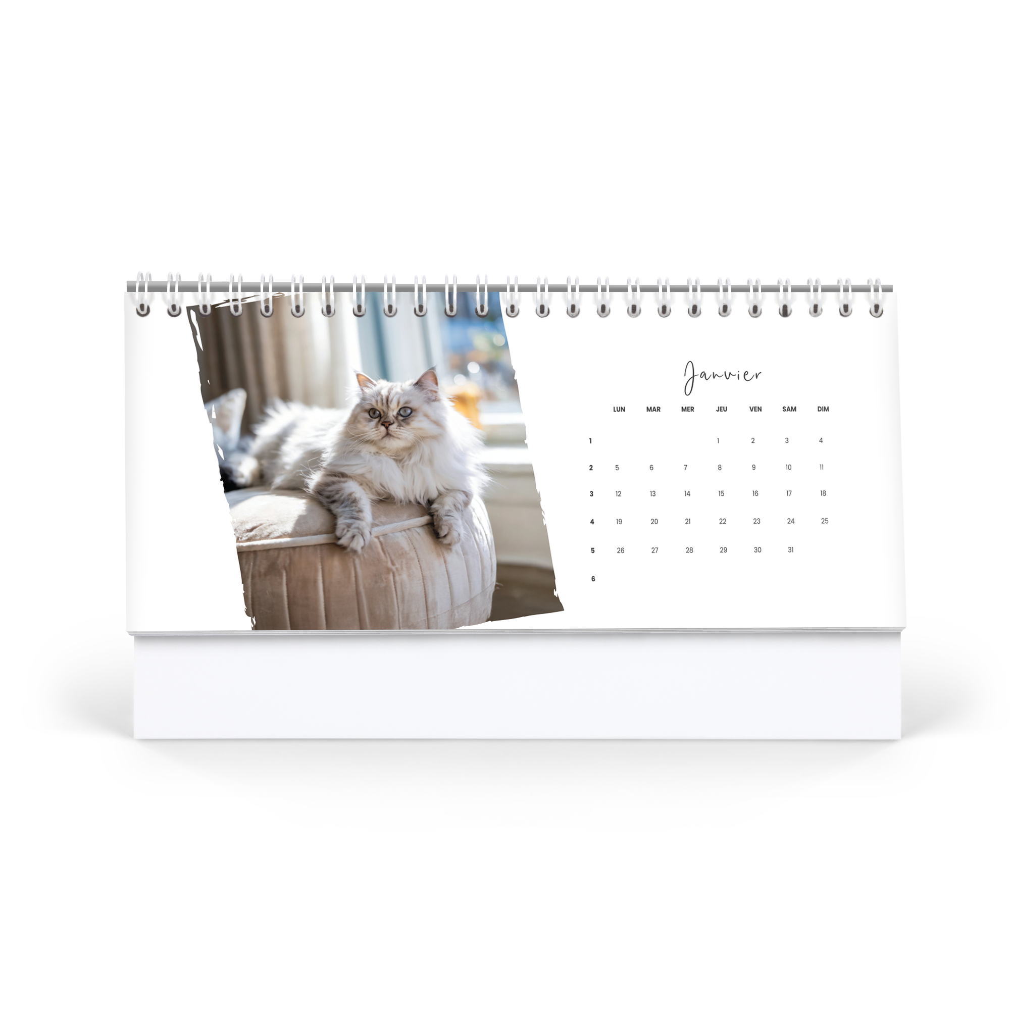 Calendrier de bureau personnalisé 