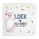 Babydeken met naam - wit 
