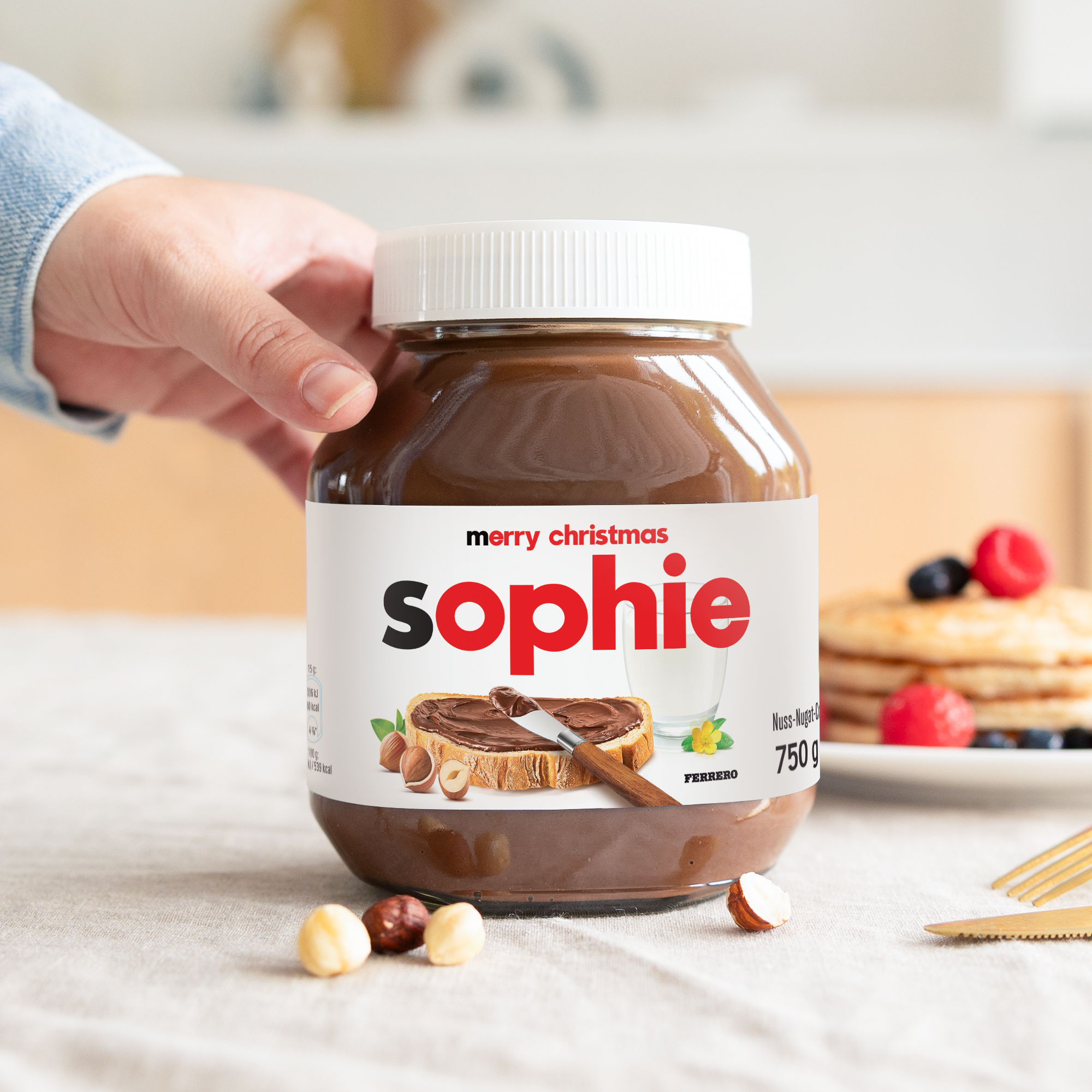 Personalisiertes nutella®-Glas