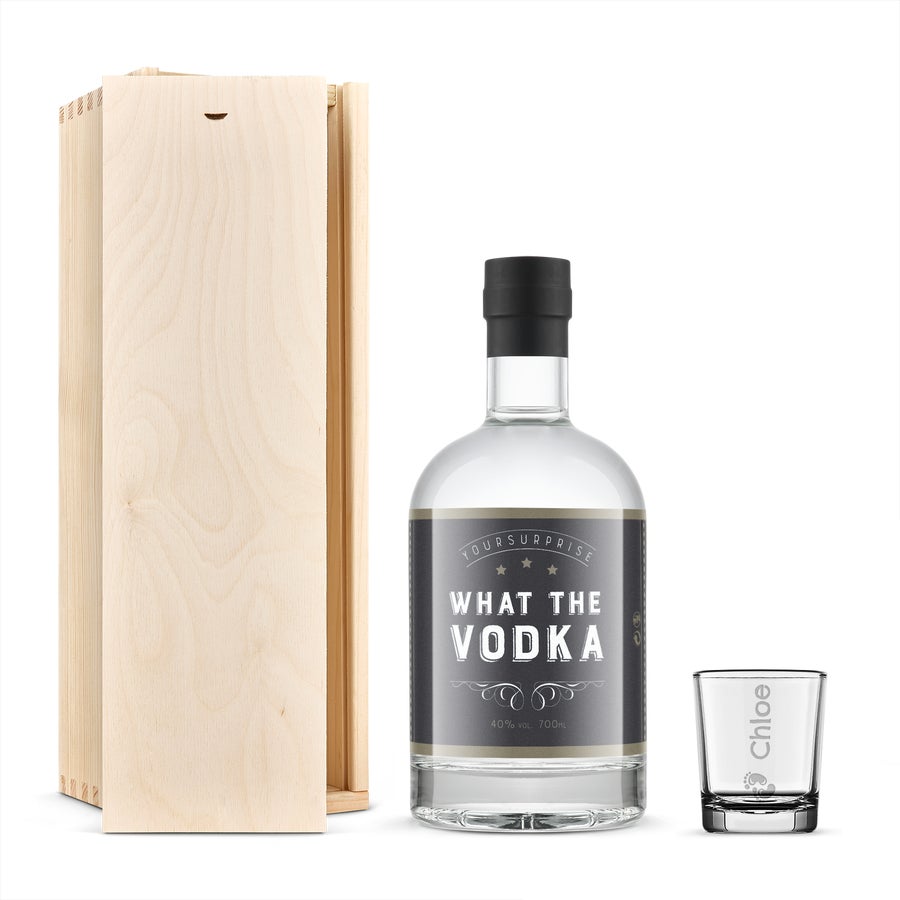 Vodka cadeaupakket met glas - YourSurprise own brand