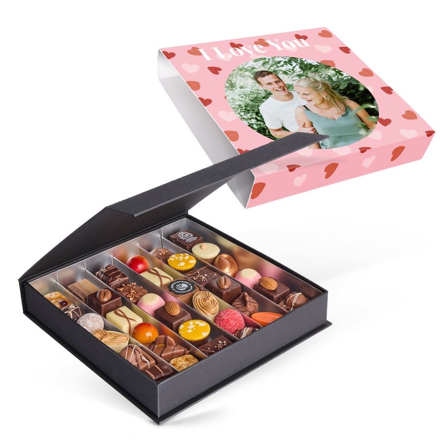 Personalisierte Pralinen - Valentinstag Personalisierte Pralinen - Valentinstag