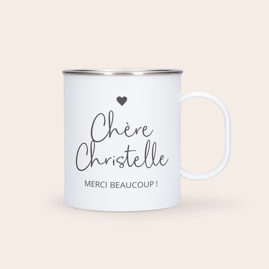 Mug Acier personnalisé Mug Acier personnalisé