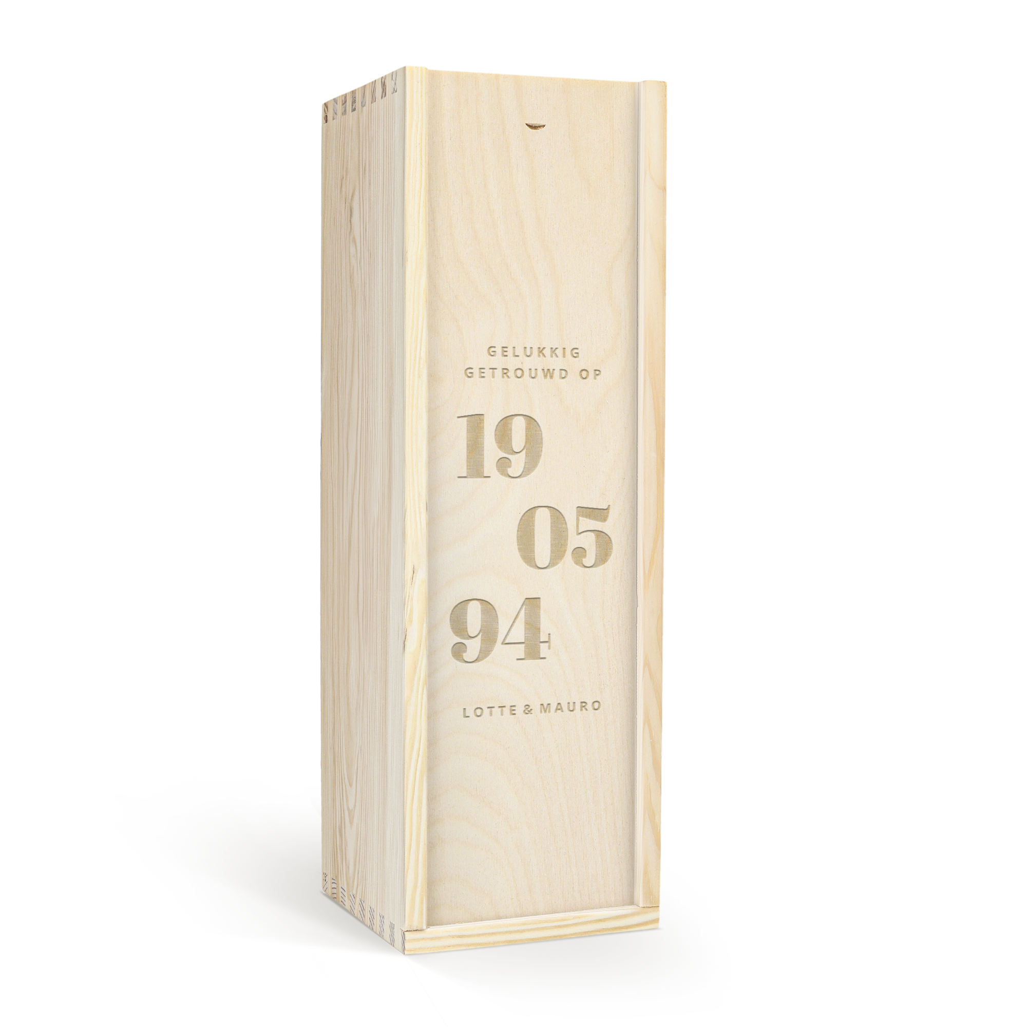 Moët & Chandon Brut in gepersonaliseerde kist