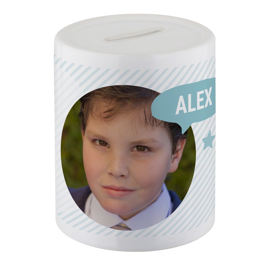 Personalised money box - Communion