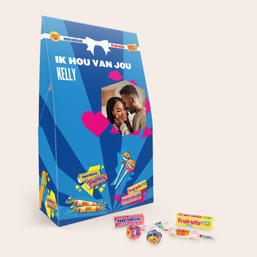 Fruit-tella snoepmix personaliseren Fruit-tella snoepmix personaliseren