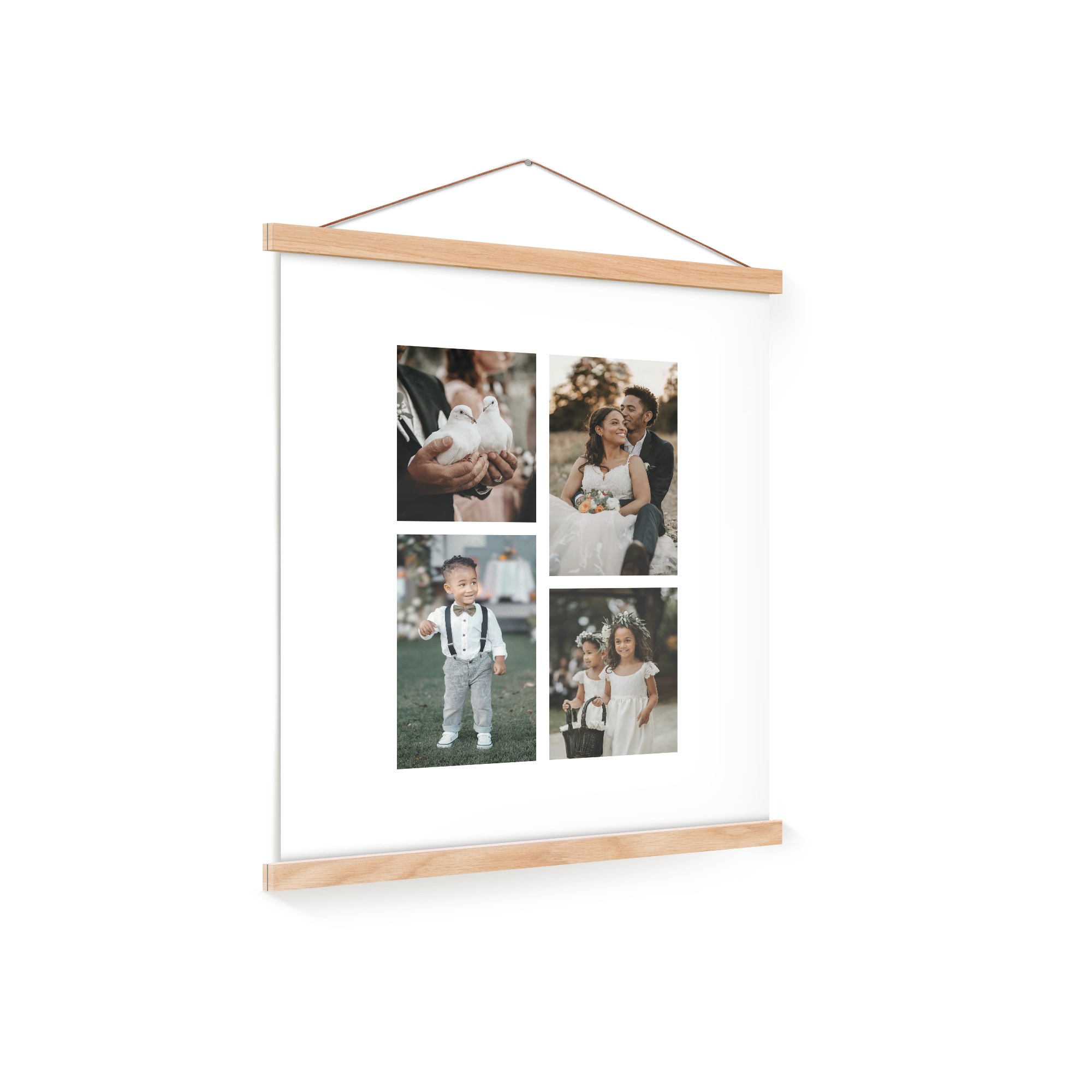 Póster personalizado con colgador