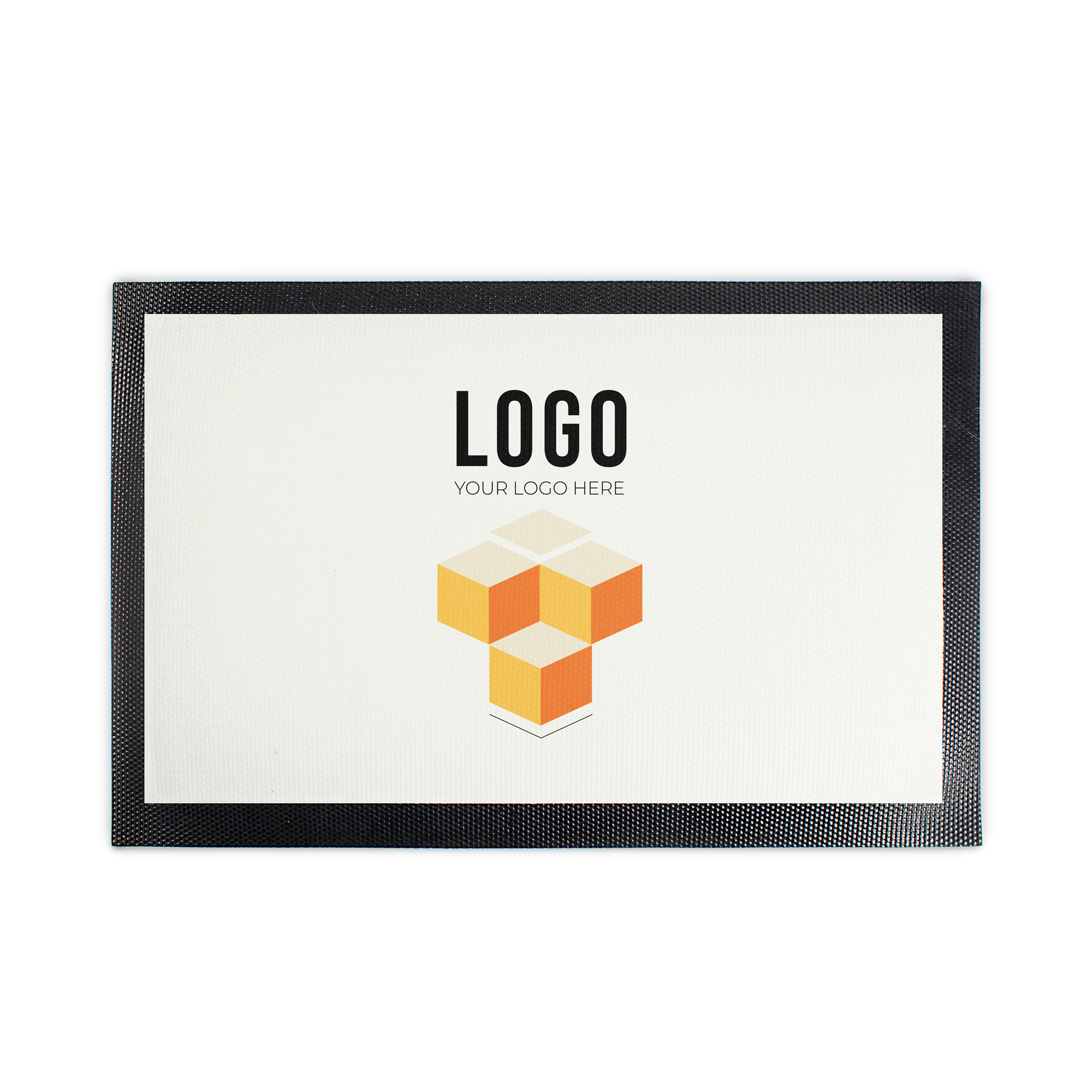 Estera antideslizante para barra personalizada con tu logotipo impreso en el centro, regalo perfecto.