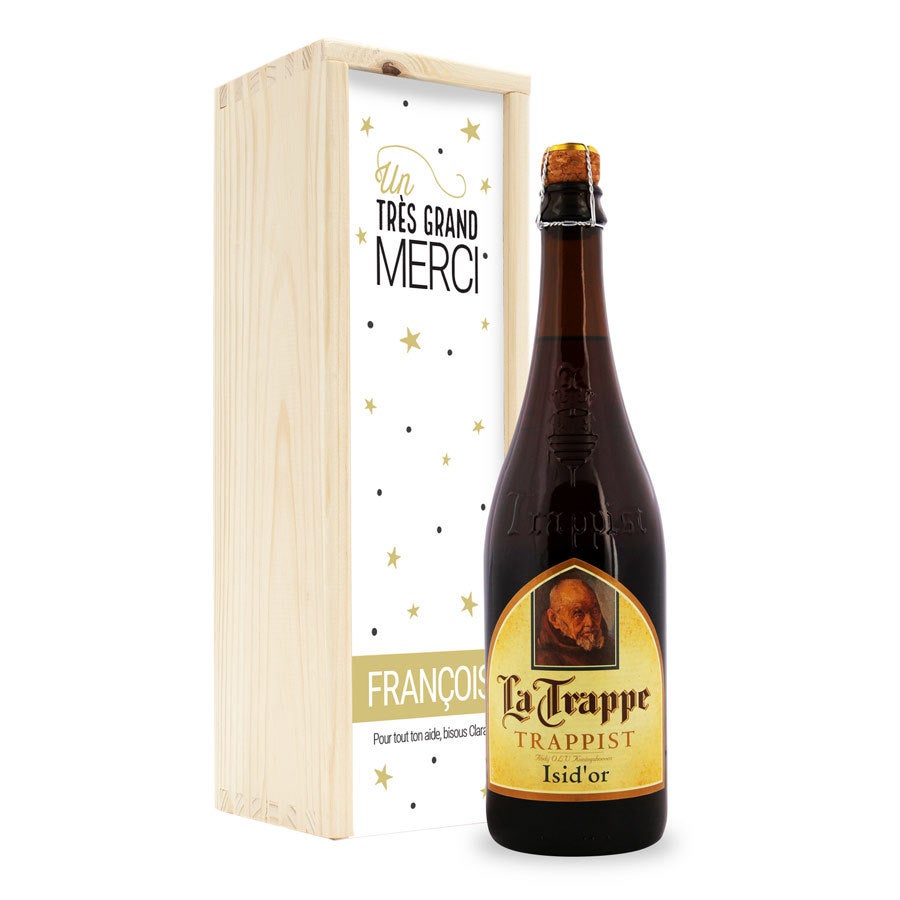 Bière Trappiste personnalisée - La Trappe Isid'or