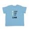 Baby shirt bedrukken - Korte mouw - Babyblauw - 62/68