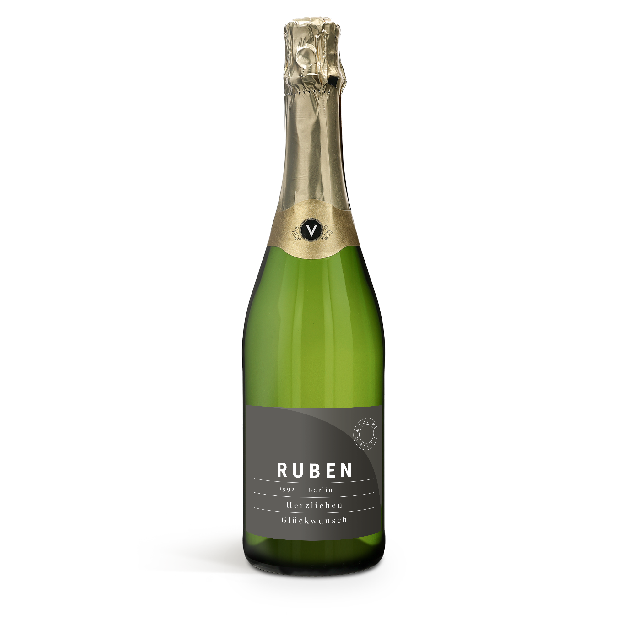 Personalisierter alkoholfreier Sekt - Vintense