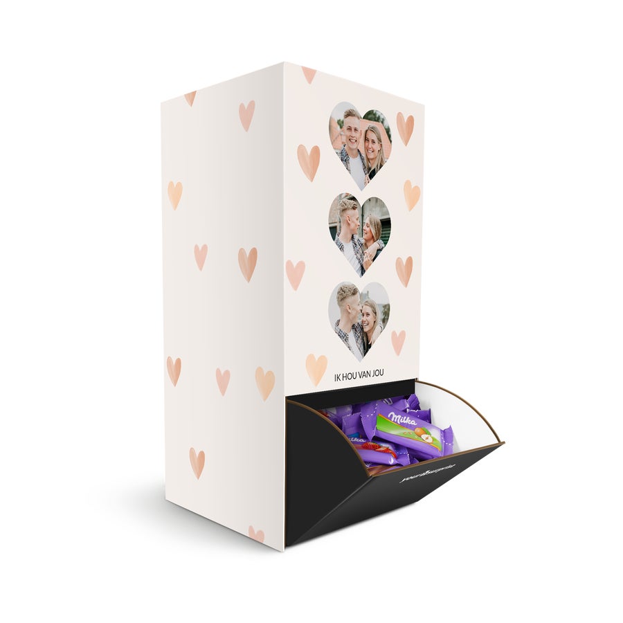 Milka chocolade box bedrukken - Valentijn