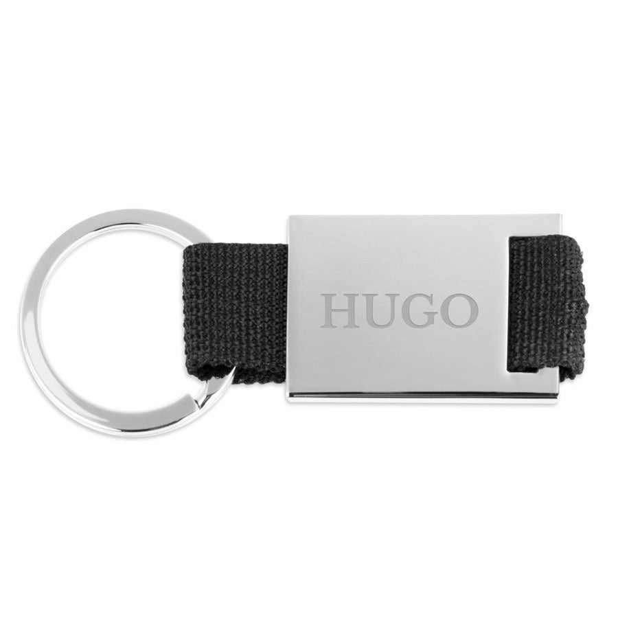 Luxurious key ring with name - Rectangle