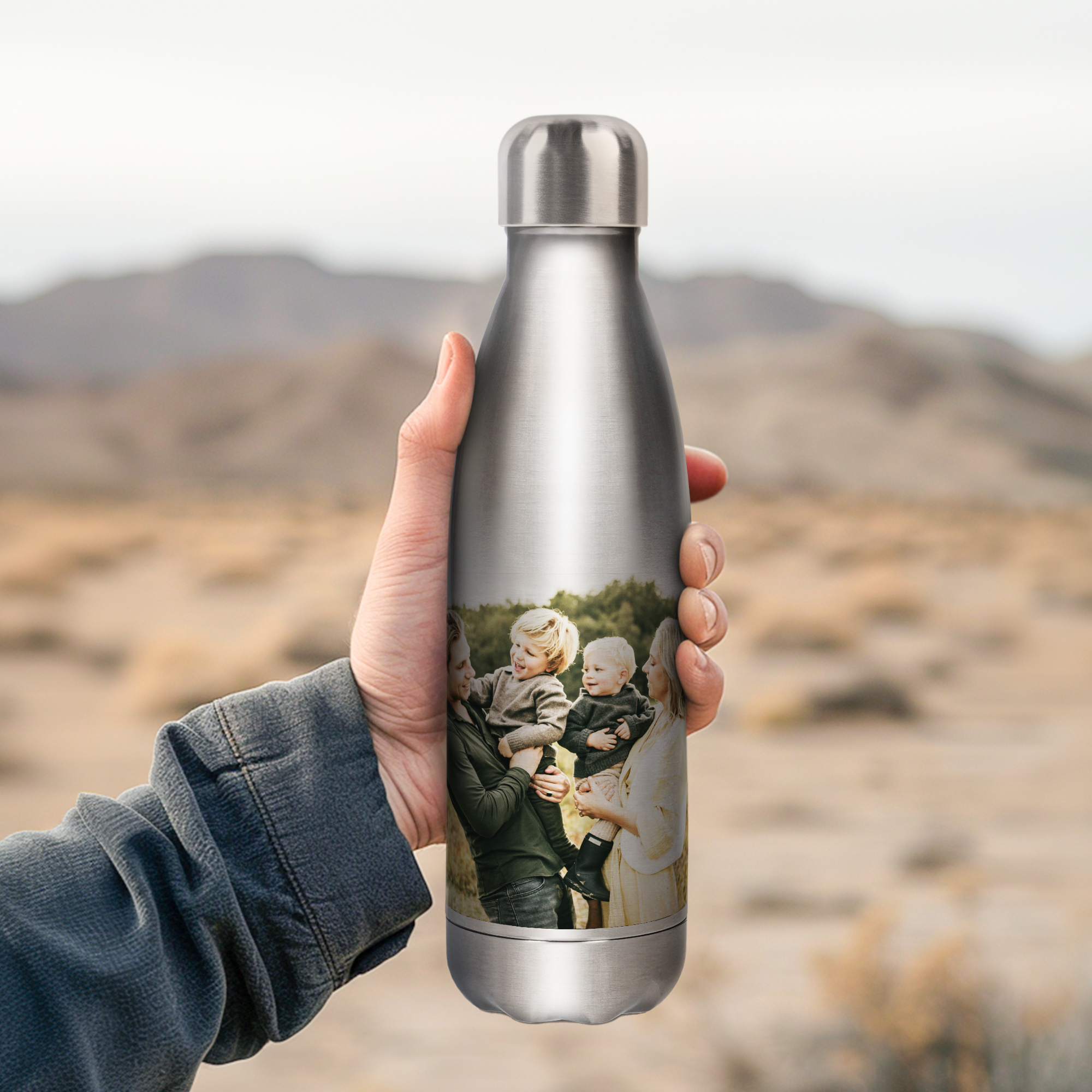 Personalisierte Edelstahl Trinkflasche