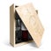 Geschenkset Wein mit Gläsern  - Luc Pirlet Merlot - Gravierter Deckel