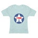 Baby T-shirt - Blauw - 0-6 maanden