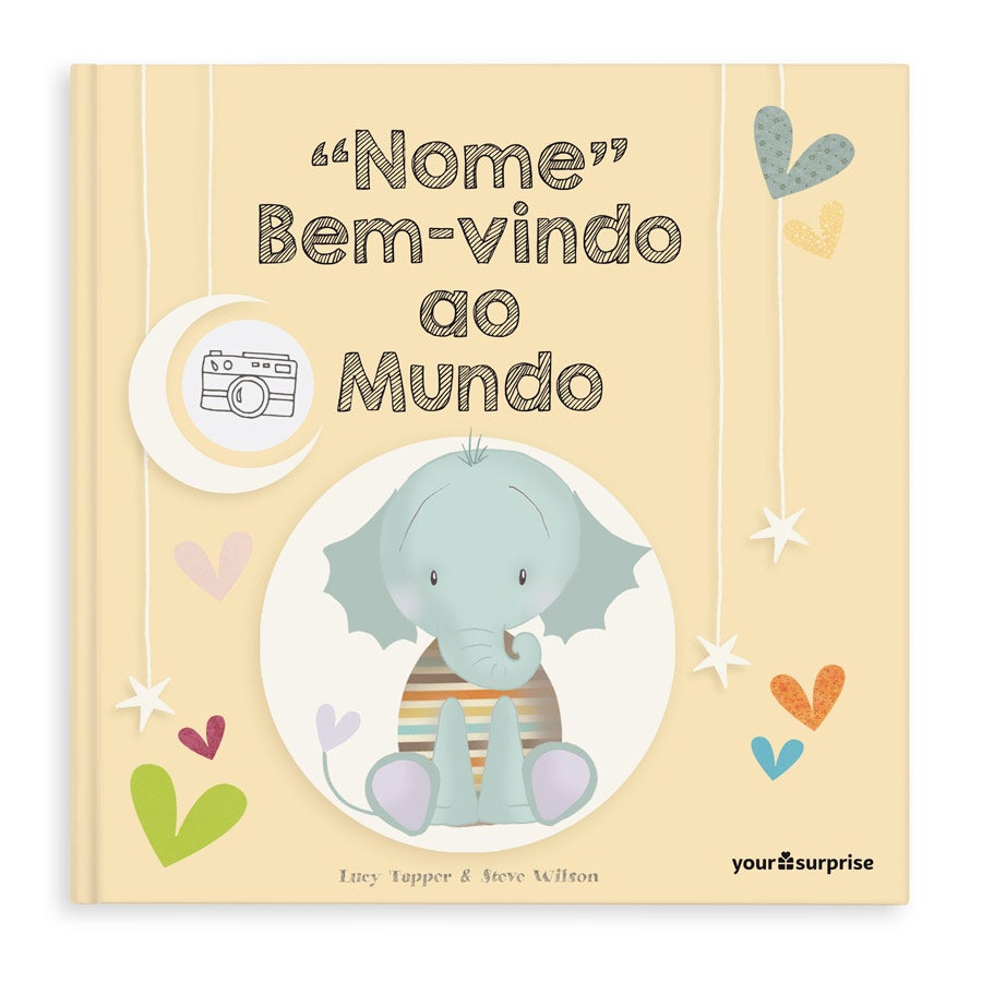 Livro Personalizado - Bem vindo ao mundo