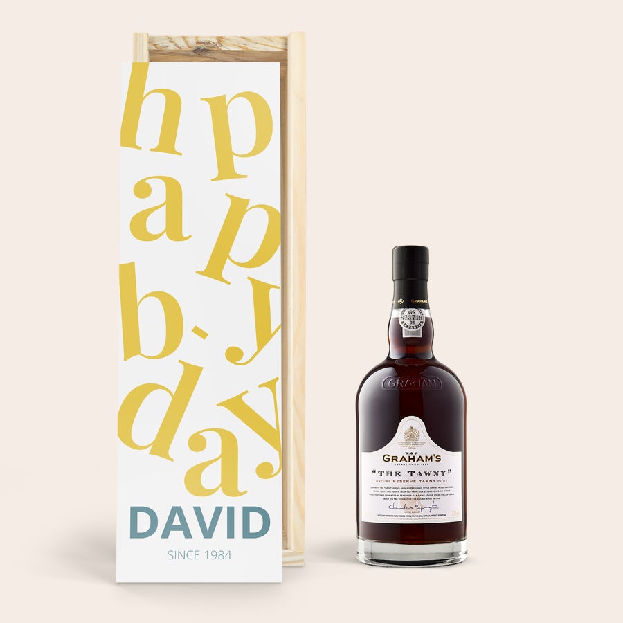 Personalised Port - Graham's - The Tawny Reserve Personalised Port - Graham's - The Tawny Reserve