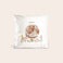 Personalizowana poduszka - 40 x 40 cm - Biała - Metryczka narodzin  Personalizowana poduszka - 40 x 40 cm - Biała - Metryczka narodzin