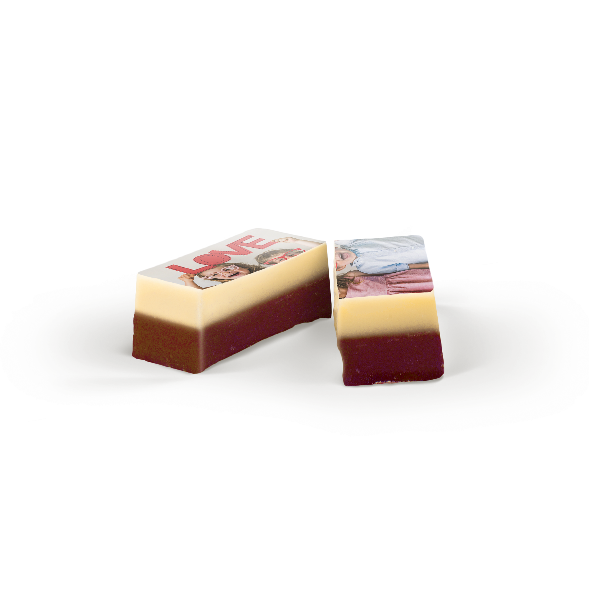 Chocolade pralines met foto