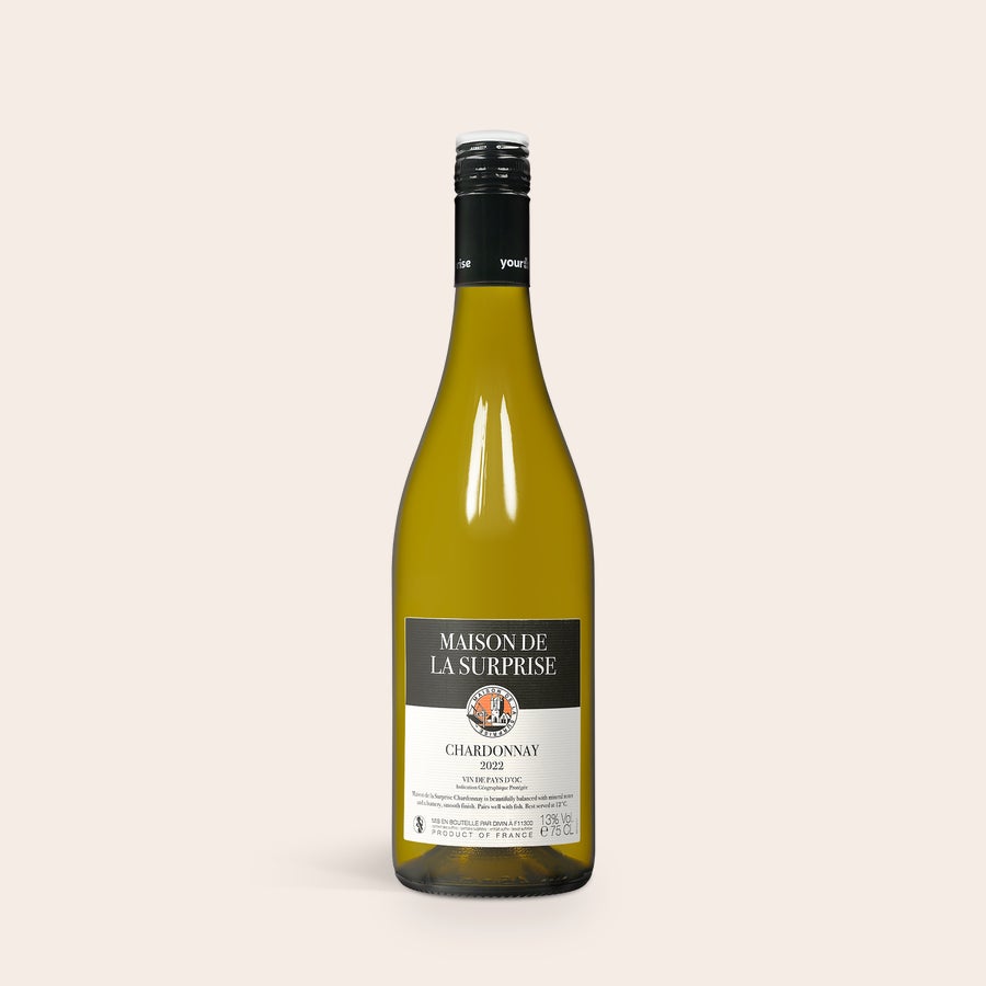 Wijn Maison de la Surprise Chardonnay personaliseren Wijn Maison de la Surprise Chardonnay personaliseren