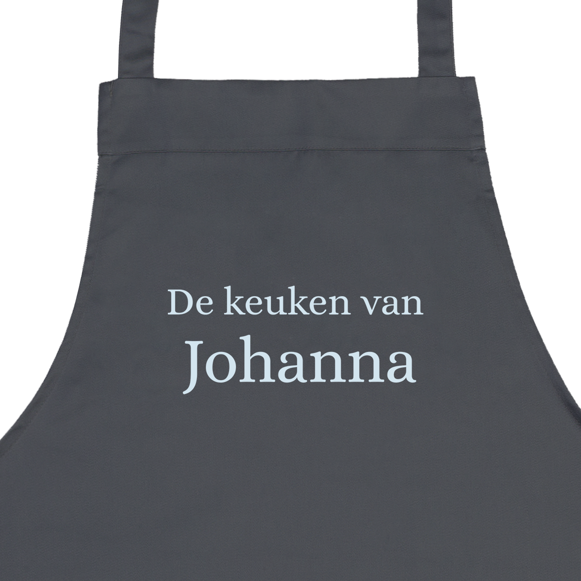 Keukenschort bedrukken - Grijs