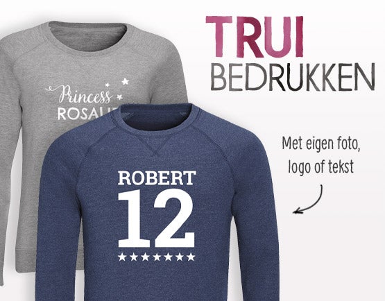 Verbazingwekkend Trui of sweater bedrukken met eigen foto of tekst | YourSurprise CB-38