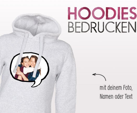 Hoodie bedrucken