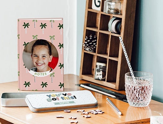 Schulsachen mit Foto & Namen