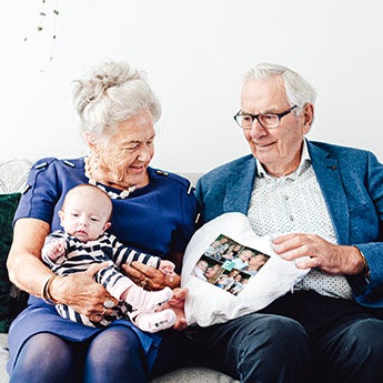 Cadeau voor opa en oma
