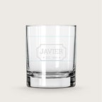 Verre &agrave; whisky grav&eacute;