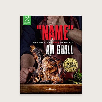 Grillbuch mit Namen