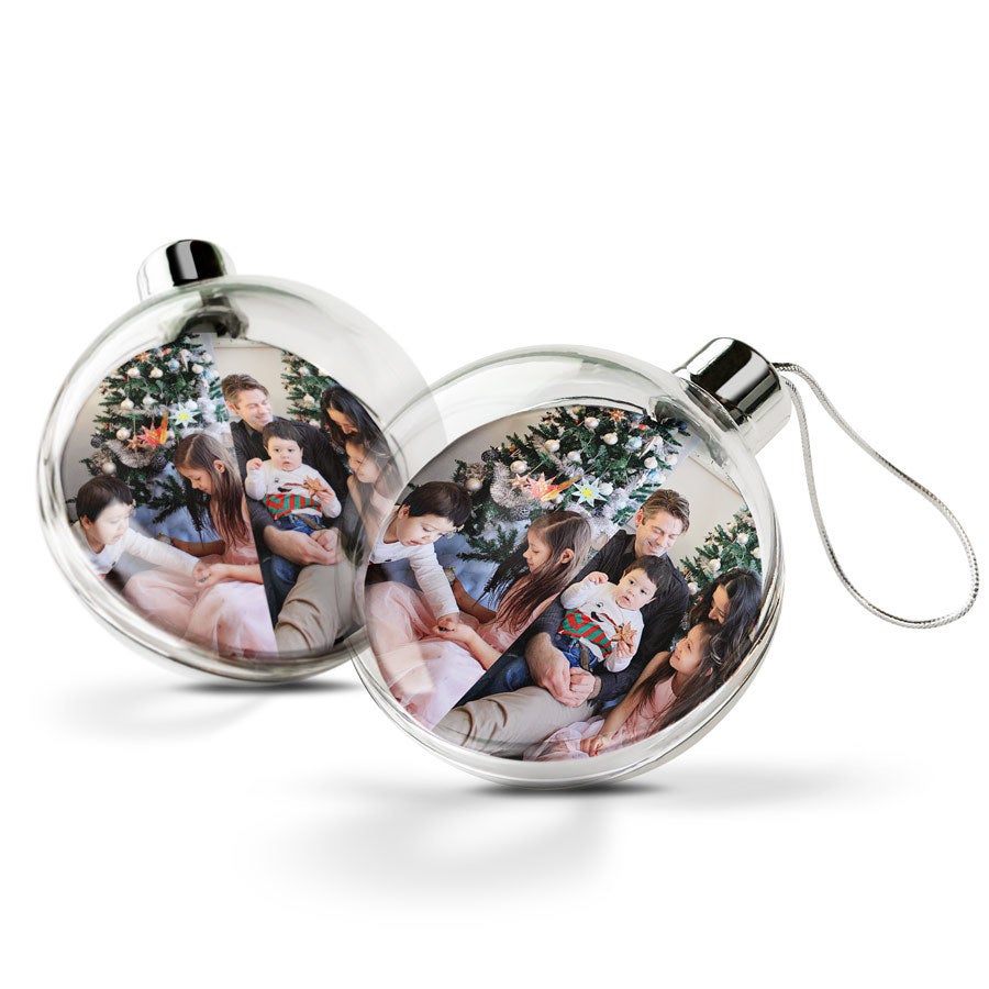 Personalised Christmas baubles