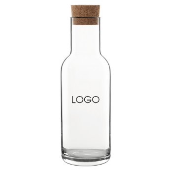 Engraved decanter with logo