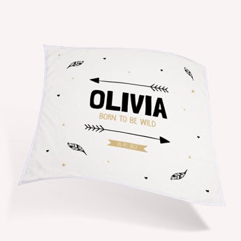 Personlig babytæppe