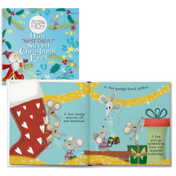 Personalised Saving Christmas Eve book