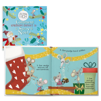 Livre enfant personnalisé Sauver Noël