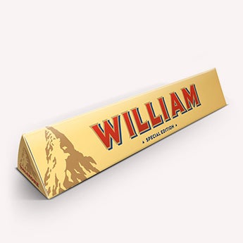 Toblerone mit Namen