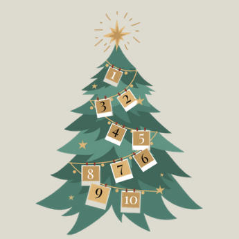 Aftellen naar de kerstdagen