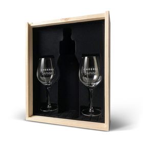 Cassetta in Vino con Calici