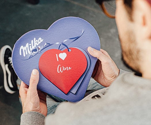 Personalisierte Schokolade