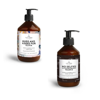 Heerlijke handzeep en -lotion van The Gift Label