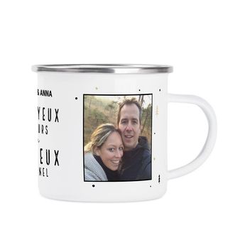Caneca personalizada esmaltada