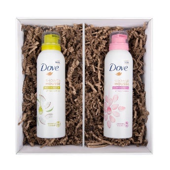 Coffret mousse de douche